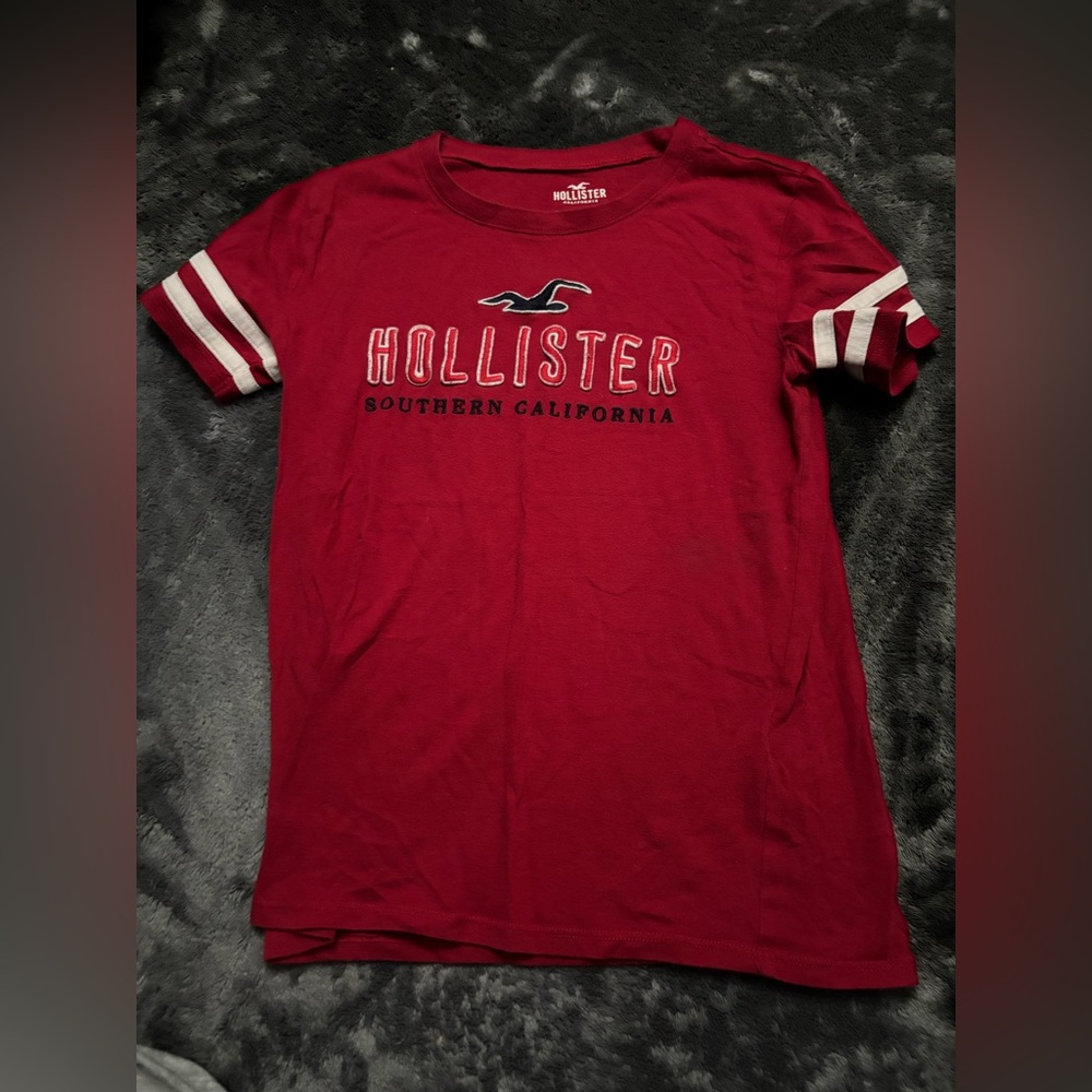 Hollister Classic Red Tee with Logo